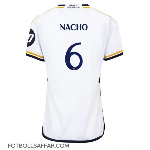 Real Madrid Nacho Fernandez #6 Hemmatröja Dam 2023-24 Kortärmad